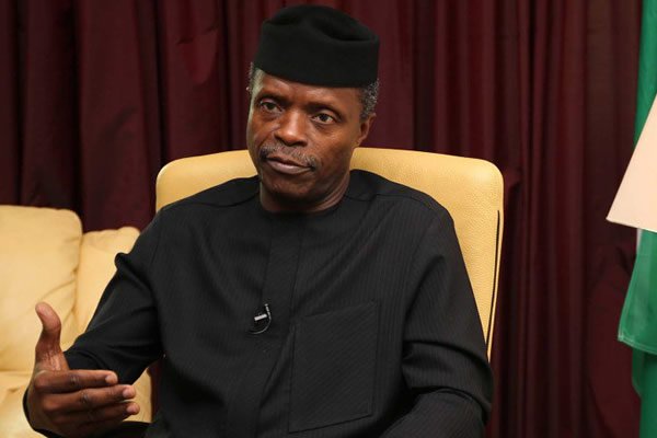 Nigeria's concern not tied in with restructuring says Osinbajo